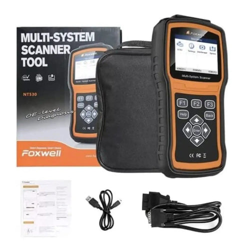 All Systems Diagnostic Tool For Kia And Hyundai With Bidirectional Scan OBD2 Reader including accessories and packaging