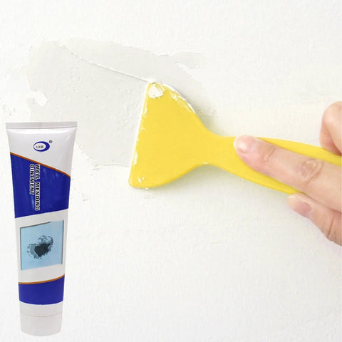 All Purpose Drywall Repair Cream Kit 250g Spackle Paste For Quick Patch Up Jobs Safe Long Lasting Wall Repair shown with applicator