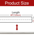 2.5 Inch Mandrel Straight Exhaust Pipe 48 Inch Length Built From T304 Stainless Steel 63MM OD shown with dimensions