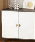 White cabinet with 10 Pack Modern Cabinet Pull Handles In Gold Matte Stainless Steel Hardware For Kitchen And Dresser Drawers