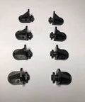 Twist In Shelf Pins 8 Pack Black Durable 5mm Shaft Angled 3D Printed Pegs For Adjustable Shelving