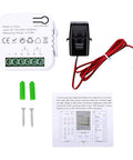 Smart Home Energy Monitor With Real Time Circuit Tracking For Heavy Loads And EV Chargers, including sensors and setup instructions.
