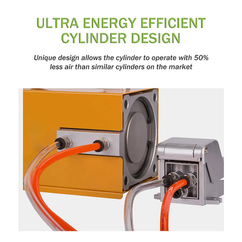 Industrial Grade Pneumatic Crimping Machine That Delivers Reliable Air Powered Wire Terminal Crimping Plier Performance For Shop Floors And No Sweat Repairs On Stranded Cables, featuring ultra energy efficient cylinder design.
