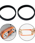 Kickass Drive Belt Kit For 82mm Electric Planer 2 Pack rubber belts shown, designed for smooth transmission and heavy-duty use.