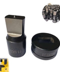 Oval Slotted Punch Die for CH-70 Hydraulic Press and CH-70A Punching Machine, 10.5x15 mm hole punch replacement parts
