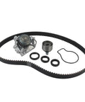 Timing Belt Water Pump Kit For Acura Integra Gsr Type R B18C Engine 1994 2001 B18C1 B18C5 Complete Repair Set Fits Daily Drivers Tuner Beasts Easy Install Save Cash On Overhaul Without Breaking The Bank On Quality Parts For Your Jdm Build Ride, shown with belt, water pump, pulley, seals