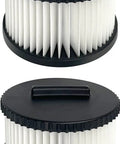 2 Pack Replacement HEPA Filter For DWV010 And DWV012 Dust Extractors, Compatible With DWV9330, shown in cylindrical shape.