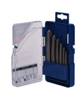 Six Piece Square Flute Screw Extractor Set For Removing Broken Screws And Bolts Without Damaging Threads Sizes 1 Through 6 Heavy Duty Tool