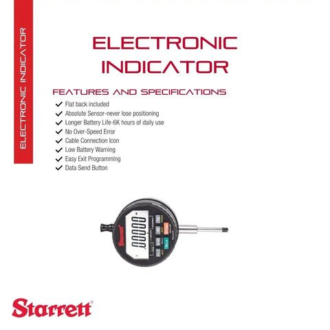 Electronic Indicator With Absolute Sensor Technology Built To Never Lose Positioning No Overspeed Error And Easy Exit Programming