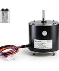 Heavy Duty Replacement Condenser Fan Motor 1/4 Hp At 850 Rpm 208 Through 230 Volt AC Blower with copper windings and capacitor.