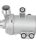 Factory Grade Electric Water Pump For Bmw 328i 2012 To 2016 Straight Dropin Swap showing silver metal design and connectors.