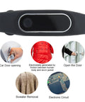 Anti Static Wristband With Automatic Static Eliminator Silicone Wrist Strap for electrostatic removal, black design
