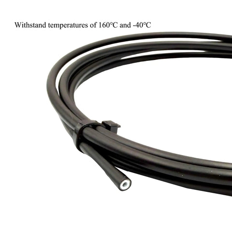 Hydraulic Brake Hose Kit For Mountain Bikes 2500mm Tubing With 2mm ID And 5mm OD Brass Ferrules And Barbs Close-up