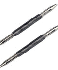 Dual Head Nail Setter Set With Spring Loaded, Hammerless Design, 3/32 Inch And 1/8 Inch Tips, 3500 PSI Striking Force Counter Punch