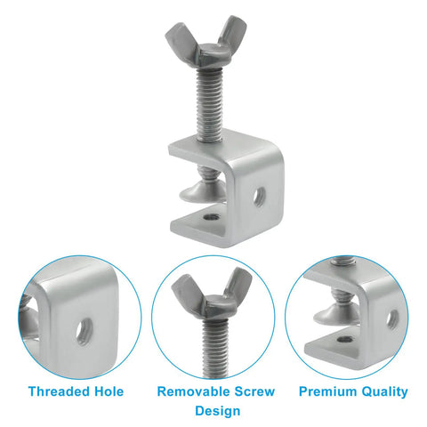Stainless Steel C Clamp Tiger Clamp Set Two Pack 20mm Wide Jaws Great For Woodworking Welding And DIY Projects Heavy Duty Durable