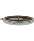 Side view of Dual Haliant and Radiant 12 Inch Surface Element Replacement for Flat-Top Electric Ranges OEM-Grade Cooktop Burner