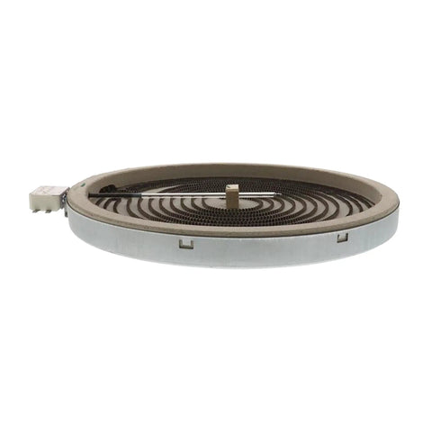 Side view of Dual Haliant and Radiant 12 Inch Surface Element Replacement for Flat-Top Electric Ranges OEM-Grade Cooktop Burner