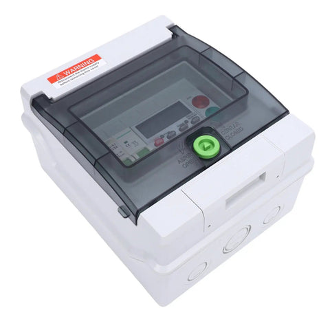Outdoor Distribution Box With IP66 PVC PA66 Housing And Weatherproof Digital Timer, real-time display visible