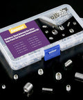 Stainless Steel Allen Head Socket Grub Screw Set With 350 Pieces In 10 Sizes M3 To M8 Internal Hex Drive Cup Point Screws Kit