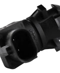 GM Ambient Air Temperature Sensor Replacement For Outside Temperature Display, black plastic sensor close-up
