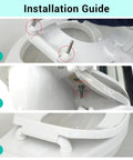 Installation guide for Heavy Duty Commercial Open Front Toilet Seat Built Tough For The Public Restroom Grind.