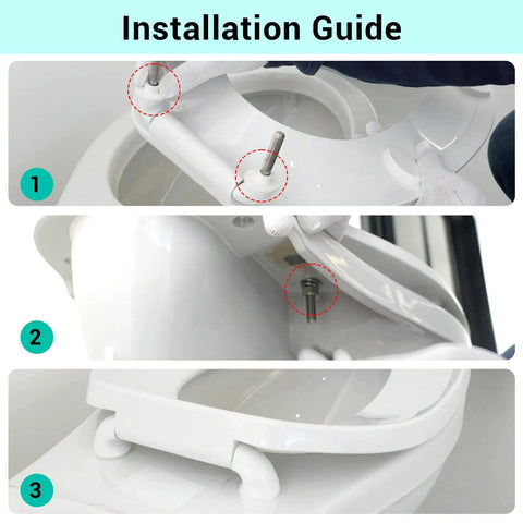 Installation guide for Heavy Duty Commercial Open Front Toilet Seat Built Tough For The Public Restroom Grind.
