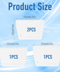 Product size details for No Sweat Notched Glue Spreader Kit, showing two 5.31in notched trowels and one 3.54in trowel.