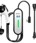 Level One And Two EV Charger 16 Amp 17 Ft Cable Portable Electric Vehicle Charging Station Sae J1772 Compatible with display and plug