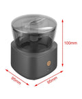 DimyFew Portable Electric Meat Grinder With Stainless Steel Blade And Non Slip Handle. Large capacity food processor in grey.
