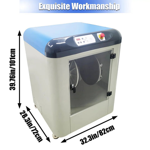 Automatic Paint Shaker Mixer 110V Rotary With Auto Clamping 750W Motor 0.5L To 20L Capacity 360 Degree Rotating Platform For Resin Glue Ink Epoxy Mixing Workhorse Performance, 39.7cm tall