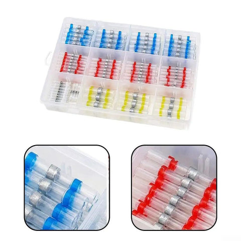 Check Out This Banger 300Pc Heat Shrink Butt Connectors Kit With Waterproof Sealed Terminals For Rock Solid Electrical Connections And Easy Wiring Repairs All Over The Auto Or Outdoor Gear. 300pc heat shrink butt connector kit in plastic case, blue red yellow terminals