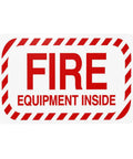 Fire Safety Warning Sign 8 By 12 Inch Aluminum Rustproof Metal Plate For Indoor Outdoor Use Durable Notice Marker