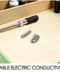 High Performance Plasma Cutter Nozzle Electrode Kit Compatible With Cut-60 Ag60 Sg55 Torch Consumables for stable electric conductivity on wood surface.