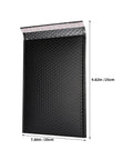 Black Bubble Mailers 50 Pack Padded Shipping Envelopes With Strong Adhesive Closure Oil And Water Resistant Poly Mailers