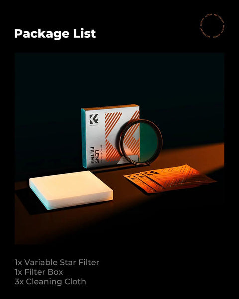 82mm Variable Star Filter With Dope Cross Screen Starburst 4 To 8 Points For Cinematic Night Shots Ultra Slim Glass 18 Layer Coating