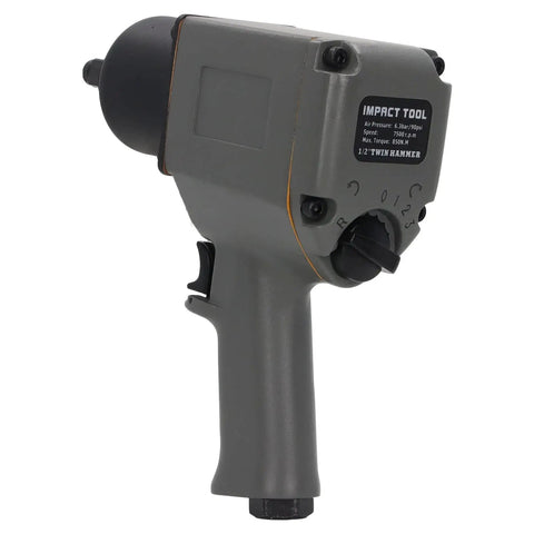 Heavy Duty 1 2In Air Impact Wrench Pneumatic Tool With Hammer Shell showing steel wear plate design for auto repair tasks.