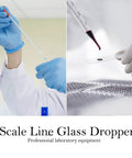 Scientist using pipette from Must Have Pro Lab Glassware Kit With Thick Glass Beakers And Graduated Cylinders Pipettes