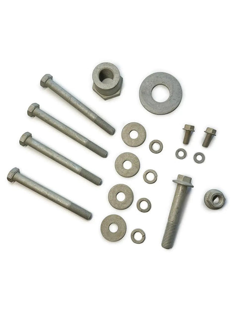 Bombproof Heavy Duty Sector Shaft Brace With Track Bar Reinforcement Bracket For Jeep Wrangler And Gladiator hardware set