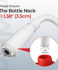 Rechargeable Fuel Transfer Pump With Auto Stop Sensor for Fast 3.2 GPM Flow portable pump nozzle detail