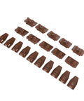 Center Mount Drawer Slides For Dressers And Cabinets, 10 Sets With Screws Included, Easy Install, Lightweight 150g, Durable Plastic Guides