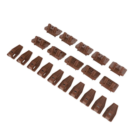 Center Mount Drawer Slides For Dressers And Cabinets, 10 Sets With Screws Included, Easy Install, Lightweight 150g, Durable Plastic Guides