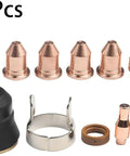 All In One 13 Piece Plasma Cutting Consumables Kit For 45A Plasma Cutter Includes Nozzles 56811 And Electrodes 56255 56576 Titanium