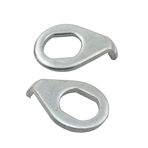 2 Pack Bike Wheel Hub Hook Washers Retaining Clips For Front Wheel Durable Steel Silver Safety Washers Front Axle Gasket