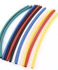 Ultimate 70 Piece Heat Shrink Tube Kit With Polyolefin Wire Wrap Tubing, 5 Smalls Sizes And 7 Cool Colors, Flame Retardant For Cars Motor Homes And Garages Shops At Up To 230 Degrees F. assorted heat shrink tubes in 7 colors