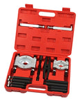 Pro Heavy Duty Bearing Separator Puller Tool Kit Best Pick For Garage Crew Featuring 14 Piece Alloy Steel Adjustable 30 To 105 Mm Resists Rust And Grease Saves Cents On Labor Fixing Engine Stuff At Home With Gear That Handles Grind Smoothly. open red case with bearing separator pullers