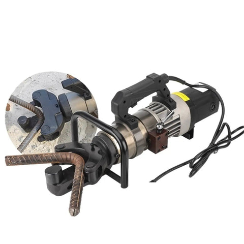 Rock Solid Hydraulic Rebar Cutter And Portable Electric Steel Bar Bender With Brushless Motor for cutting and bending rebar.