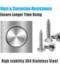 All In One Wood Screws Set 815 Piece Stainless Steel Assortment For M3 M4 M5 M6 Self Tapping Screws, showing rust resistance