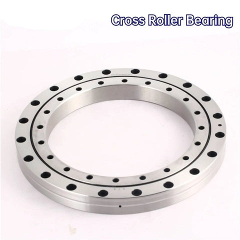 Xsu080188 Cross Roller Bearing 150 By 225 By 25 Dot 4 Millimeter Precision Rotary Table For CNC Tools and Heavy Duty Industrial Joints Tough As Nails Design showing stainless steel construction.