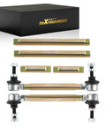 Front Adjustable Sway Bar End Links For BMW 3 Series E36 E46 E90 E91 E92 E93 M3 Beefed-Up Heavy Duty Steel Suspension Kit Direct Replacement With Adjustable Lengths 135-175mm 205-245mm 255-295mm, steel kit with ball joints