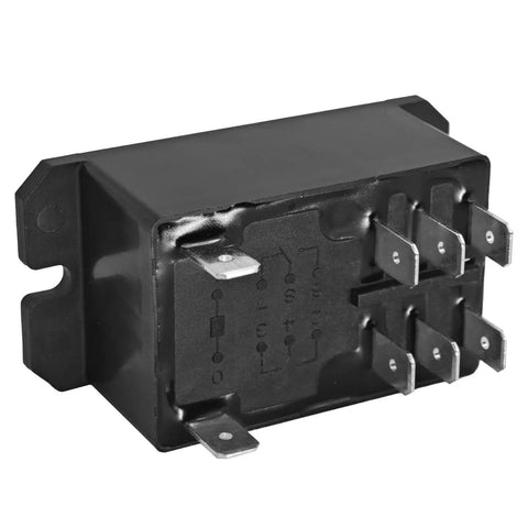 Heavy Duty DPDT Power Relay Pack Of 2 240VAC 30A Panel Mount OEM Replacement General Purpose Relay for industrial control, side view
